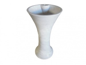 Marbre Blanc Piédestal Vasque