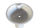 Marbre Blanc Piédestal Vasque
