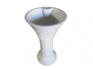 Marbre Blanc Piédestal Vasque