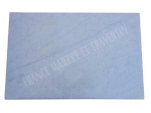 Marbre Plan Vasque Blanc 100x60 cm