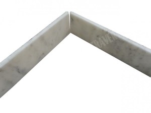 Marbre Blanc Plinthe 40x8 cm