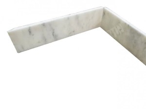 Marbre Blanc Plinthe 40x8 cm