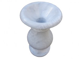 Marbre Blanc Vase 60 cm