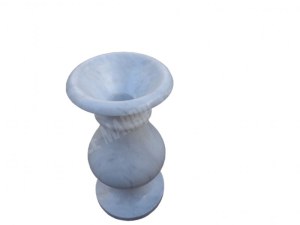 Marbre Blanc Vase 60 cm
