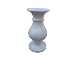 Marbre Blanc Vase 60 cm