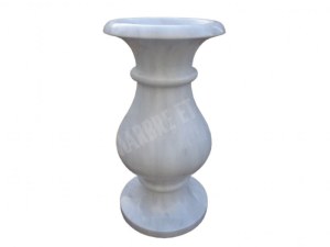 Marbre Blanc Vase 60 cm