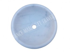 Marbre Blanc Vasque Modèle Encastrer