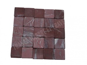 Marbre Bordeaux 10x10 cm