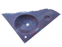 Marbre Bordeaux Évier Angle 70x80 cm