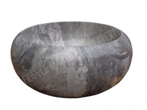 Marbre Claros Gris Vasque Modèle Lentille
