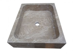 Marbre Emperador Évier 40x50 cm