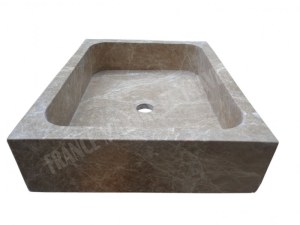 Marbre Emperador Évier 40x50 cm