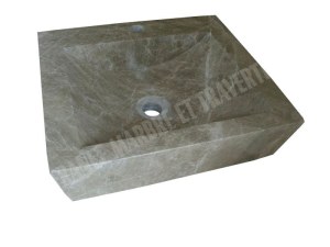 Marbre Marron Emperador Evier 40x50 cm