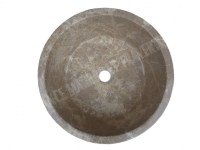 Marbre Emperador Vasque Modèle Mi-Conique Strié