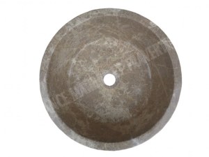 Marbre Emperador Vasque Modèle Mi-Conique Strié