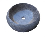 Marbre Eva Gris Vasque Modèle Lentille