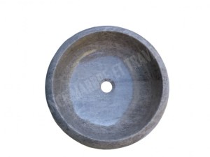 Marbre Eva Gris Vasque Modèle Lentille