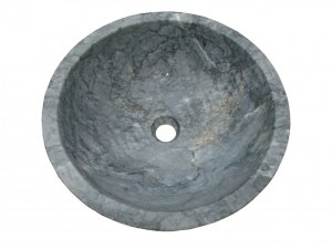 Marbre Gris Afyon Tiger Vasque Modèle Bol