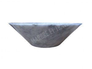 Marbre Gris Afyon Tiger Vasque Modèle Conique