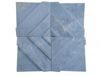 Marbre Gris Décor Moulure 10x10 cm