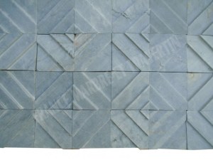 Marbre Gris Décor Moulure 10x10 cm