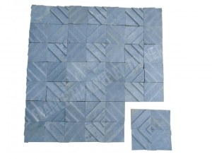 Marbre Gris Décor Moulure 10x10 cm