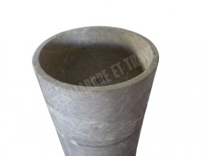 Marbre Gris Piédestal Vasque