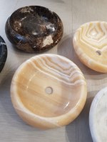 Lot de vasques en marbre