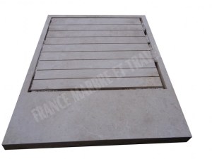 Marbre Marfil Beige Bac A Douche 140x110 cm