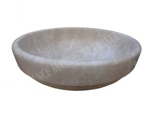 Marbre Marfil Beige Vasque Modèle Étage