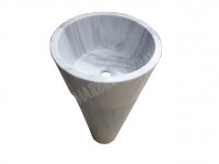 Marbre Marmara Equator Piédestal Vasque