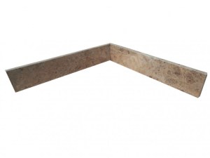 Marbre Marron Emperador Plinthe 40x8 cm