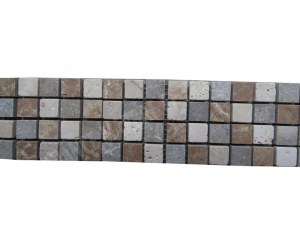 Marbre Frise Multicolore Mosaïque 25x6 cm