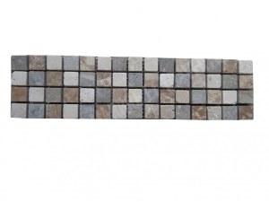 Marbre Frise Multicolore Mosaïque 25x6 cm