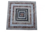Marbre Rosace Multicolore 80x80 cm