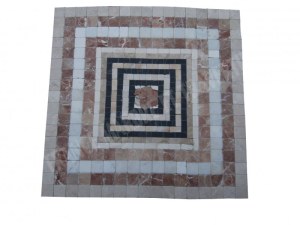 Marbre Rosace Multicolore 80x80 cm