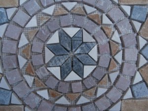 Marbre Rosace Multicolore 61x61 cm