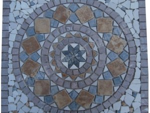 Marbre Rosace Multicolore 61x61 cm