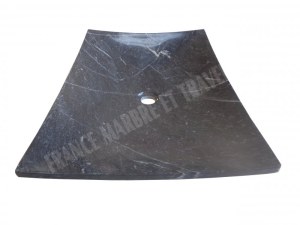Marbre Noir Vasque Plat 45x65 cm