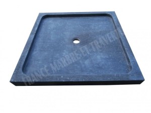 Marbre Noir Bac A Douche 90x90 cm