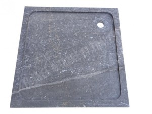 Marbre Noir Bac A Douche 90x90 cm