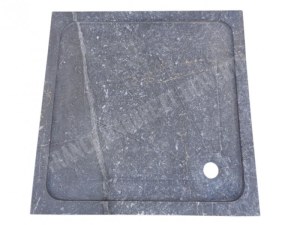 Marbre Noir Bac A Douche 90x90 cm