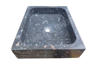 Marbre Noir Efes Sun Évier 40x50 cm