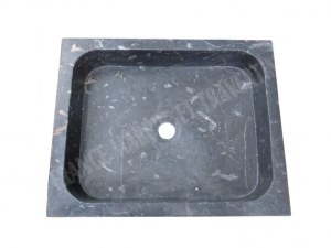 Marbre Noir Efes Sun Évier 40x50 cm