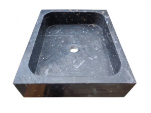 Marbre Noir Efes Sun Évier 40x50 cm