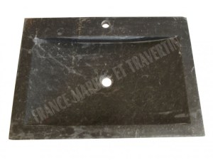 Marbre Noir Evier 70x50 cm