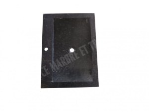 Marbre Noir Evier 70x50 cm Épaisseur : 10 cm Finition : Adouci & Mat Qualité : 1’er Choix