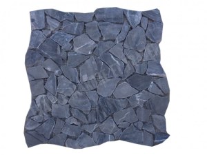 Marbre Noir Mosaïque Opus Galet 30x30 cm