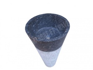 Marbre Noir Piédestal Vasque