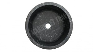 Marbre Noir Vasque Modèle Petit Cylindre